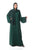 Green Abaya with Crystals and Hand Details
