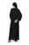 Modern Plain Cut Black Abaya